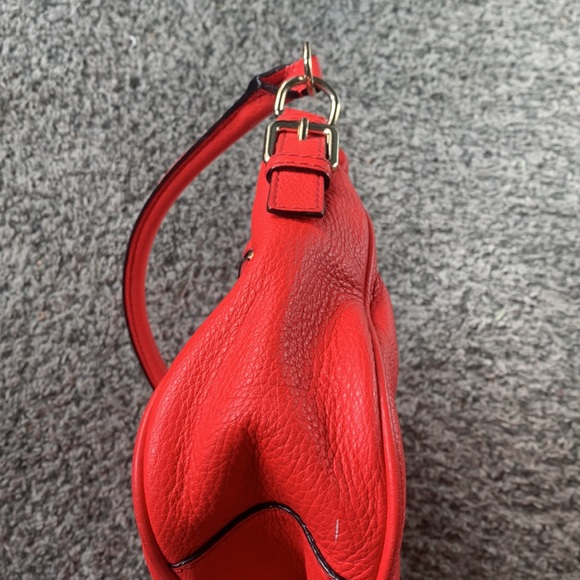 Neon coral orange Kate Spade handbag purse - Picture 8 of 9